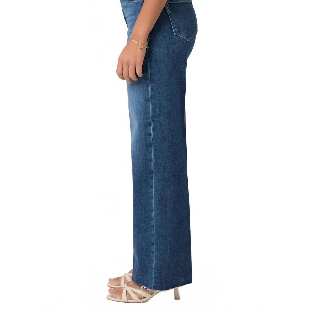 NEW PAIGE anessa wide leg jeans in aerial - Picture 4 of 4